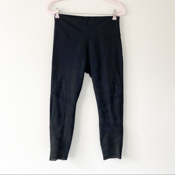 ❤️SOLD❤️Lululemon High Times Tech Mesh Crop Leggin - Picture 4 of 8